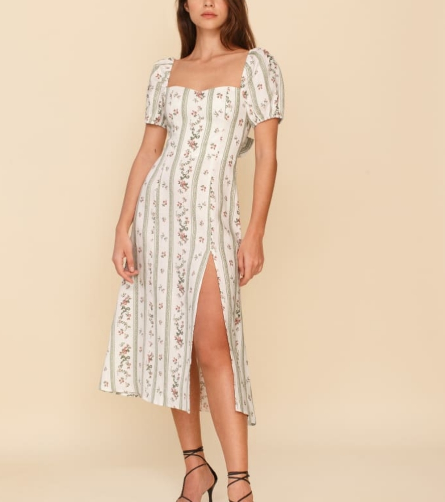 REFORMATION Denver Dress in Heath Print